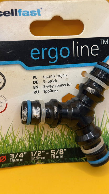 Cellfast Ergoline 3-Way Hose Connector