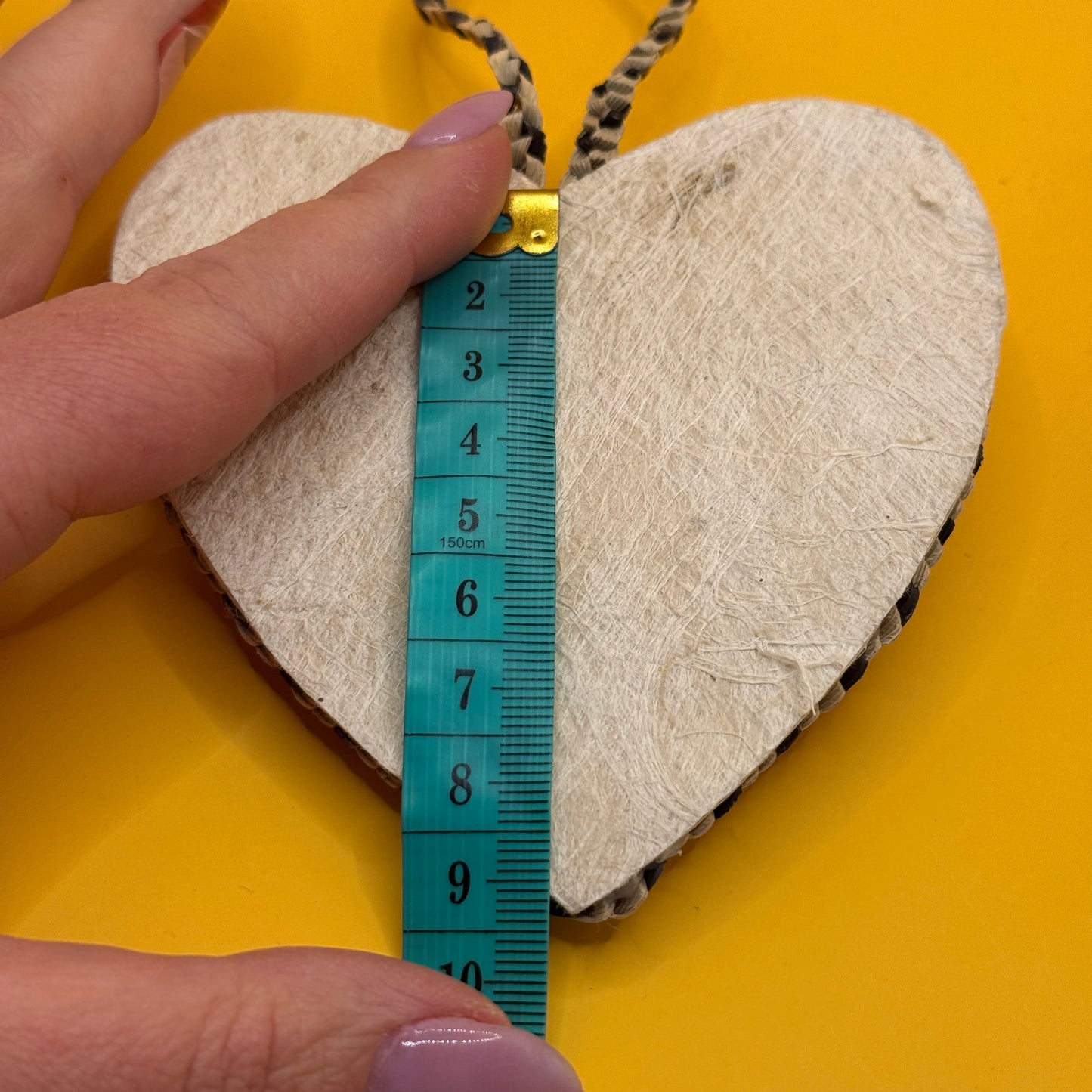 Coastal Heart Hanging Decoration with Shell