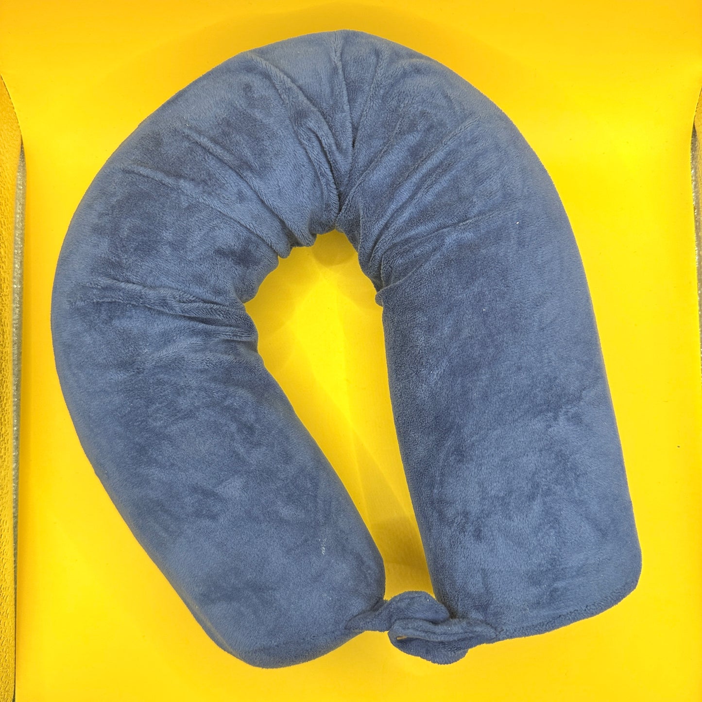 Blue Plush Travel Neck Pillow