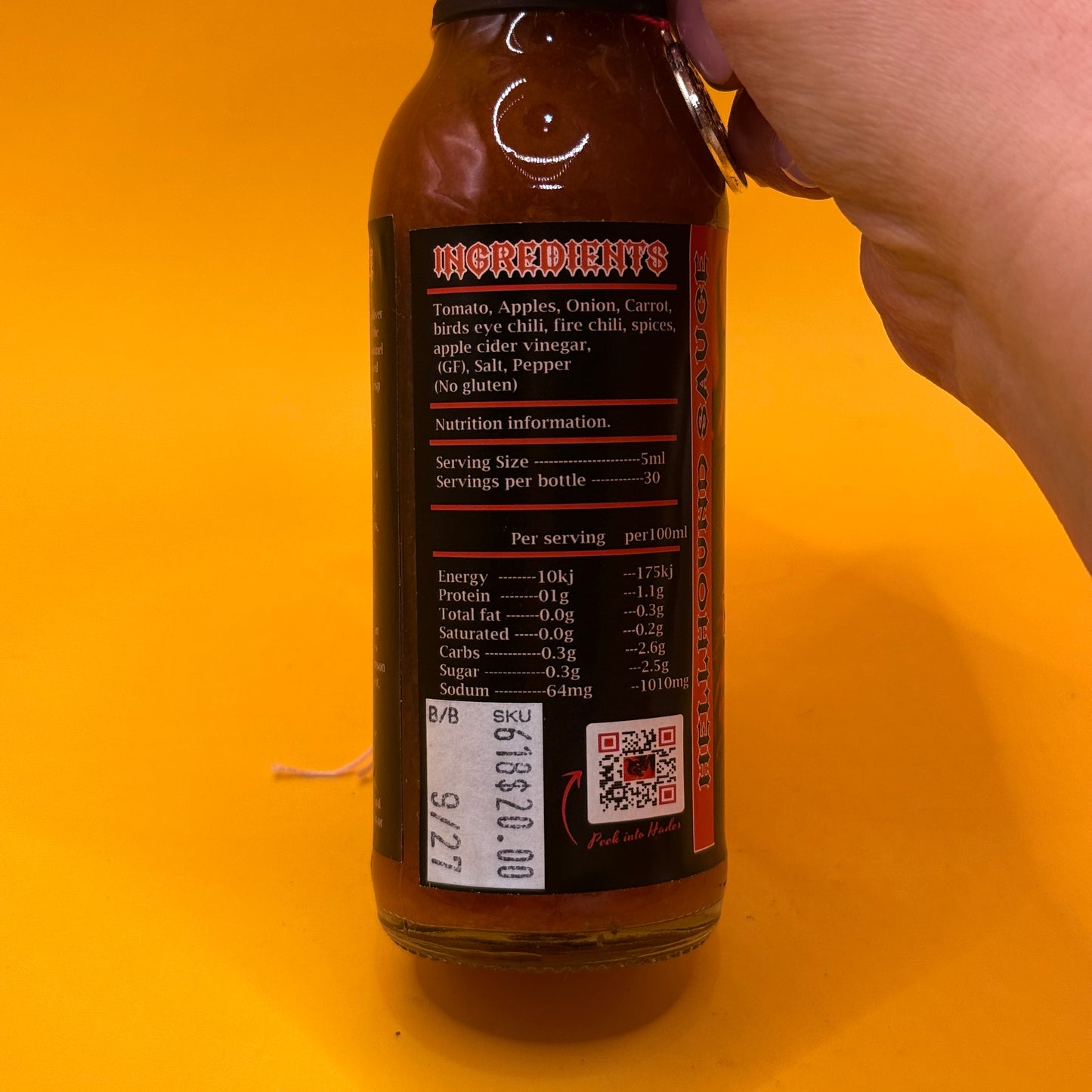 Hellhound Sauce Hades Harvest Hot Sauce 150 ml