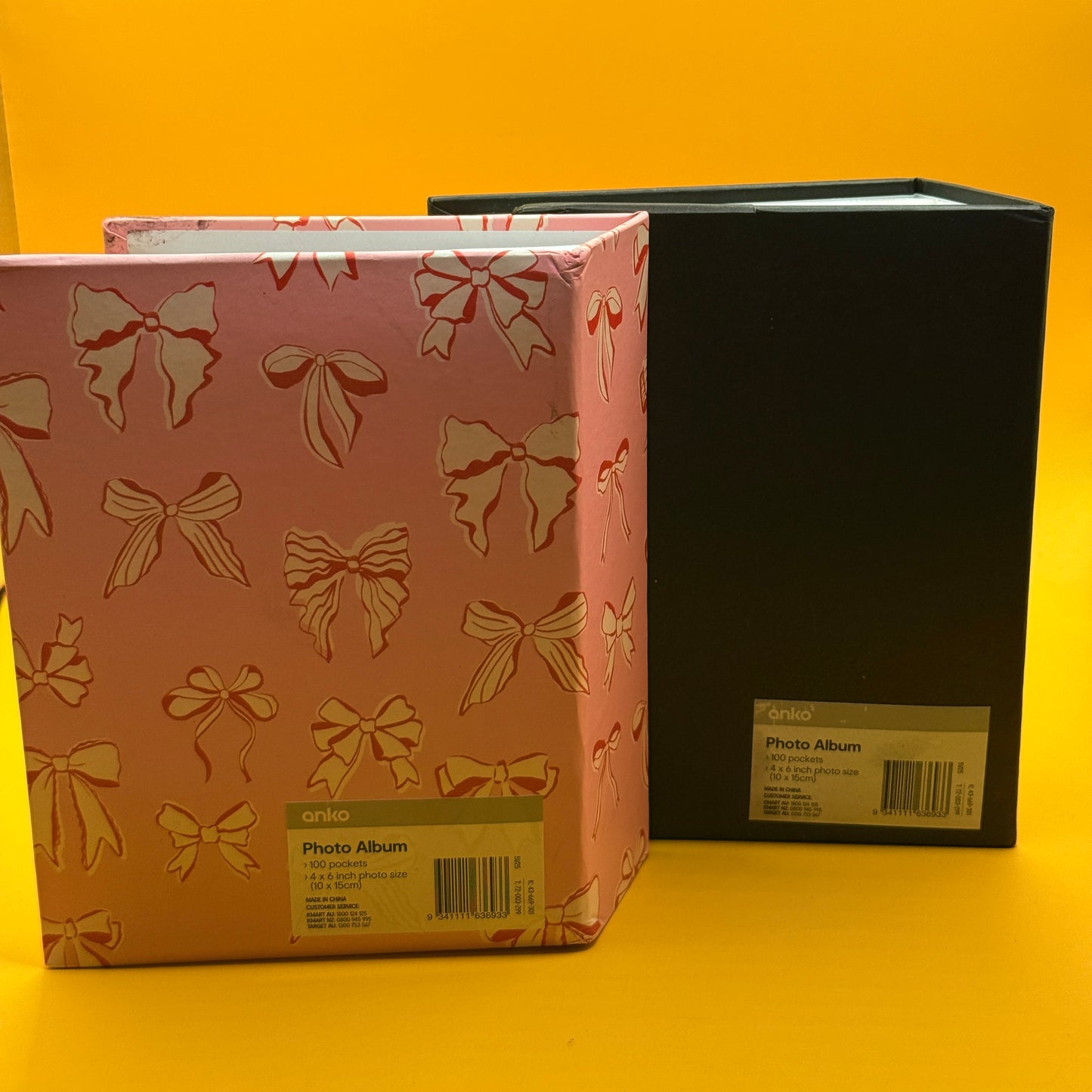 Anko Photo Albums 100 Pockets Set of 2