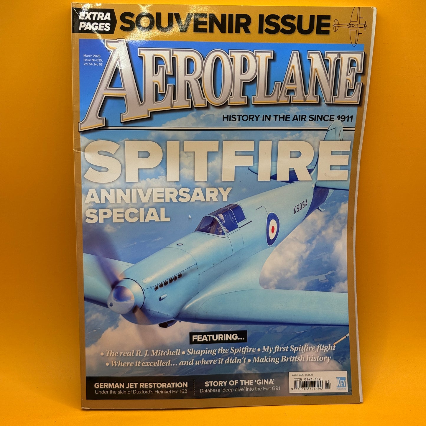 Aeroplane Magazine March 2026 Spitfire 90th Anniversary Special
