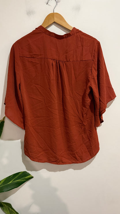 Pagani Size 12 Jacquard Texture Blouse