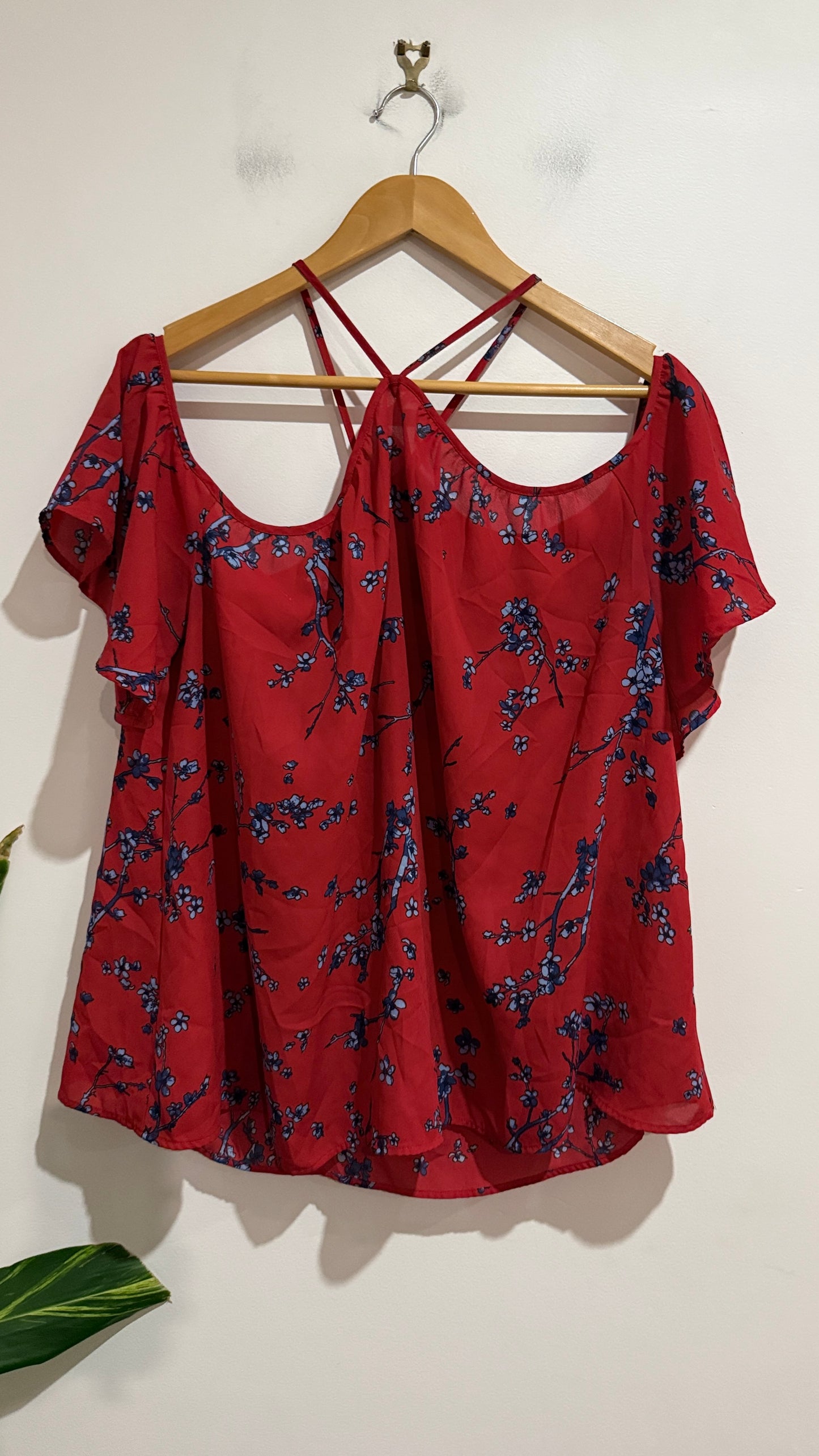 Clothing & Co Size 18 Cherry Blossom Print Top