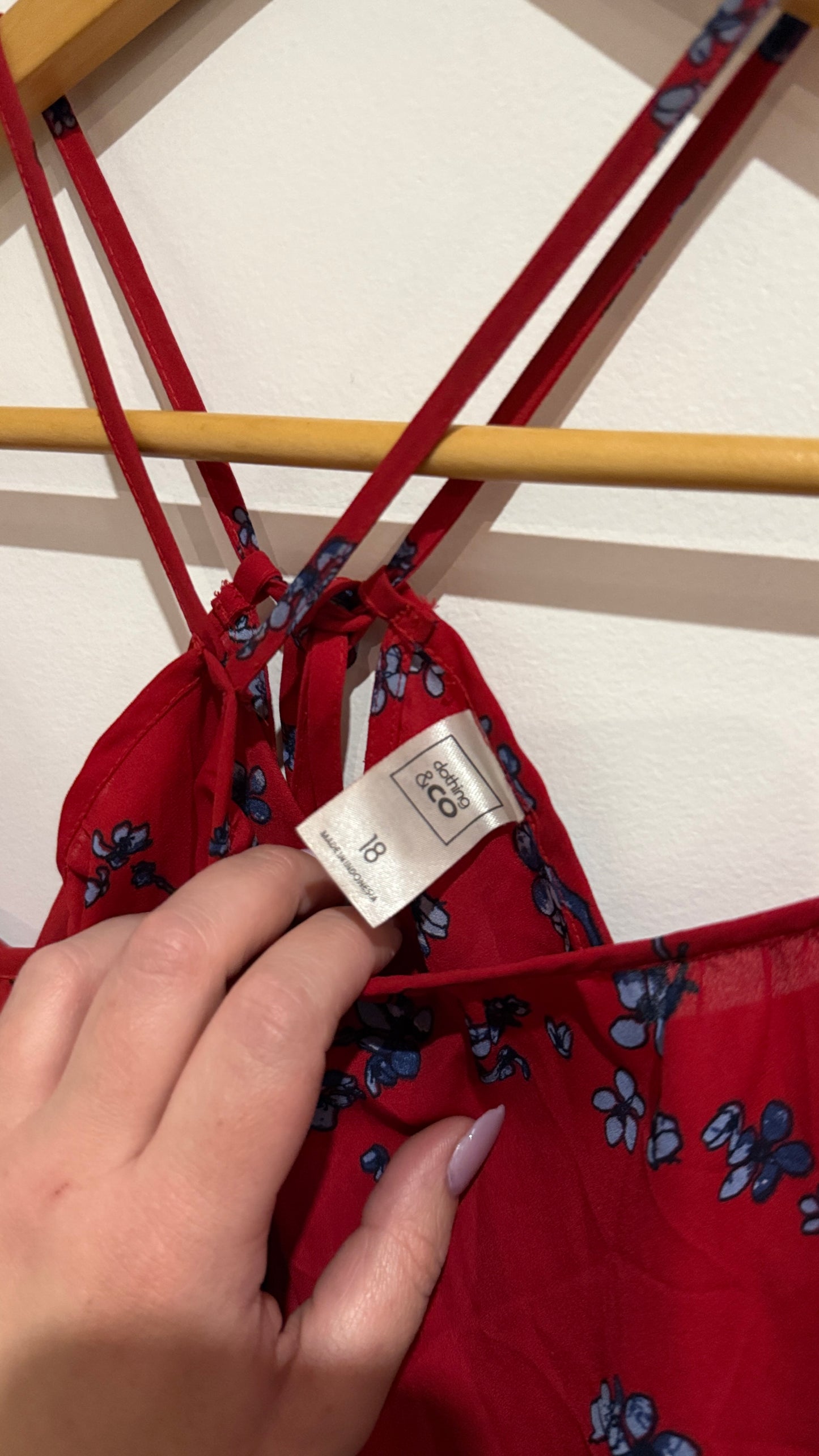 Clothing & Co Size 18 Cherry Blossom Print Top