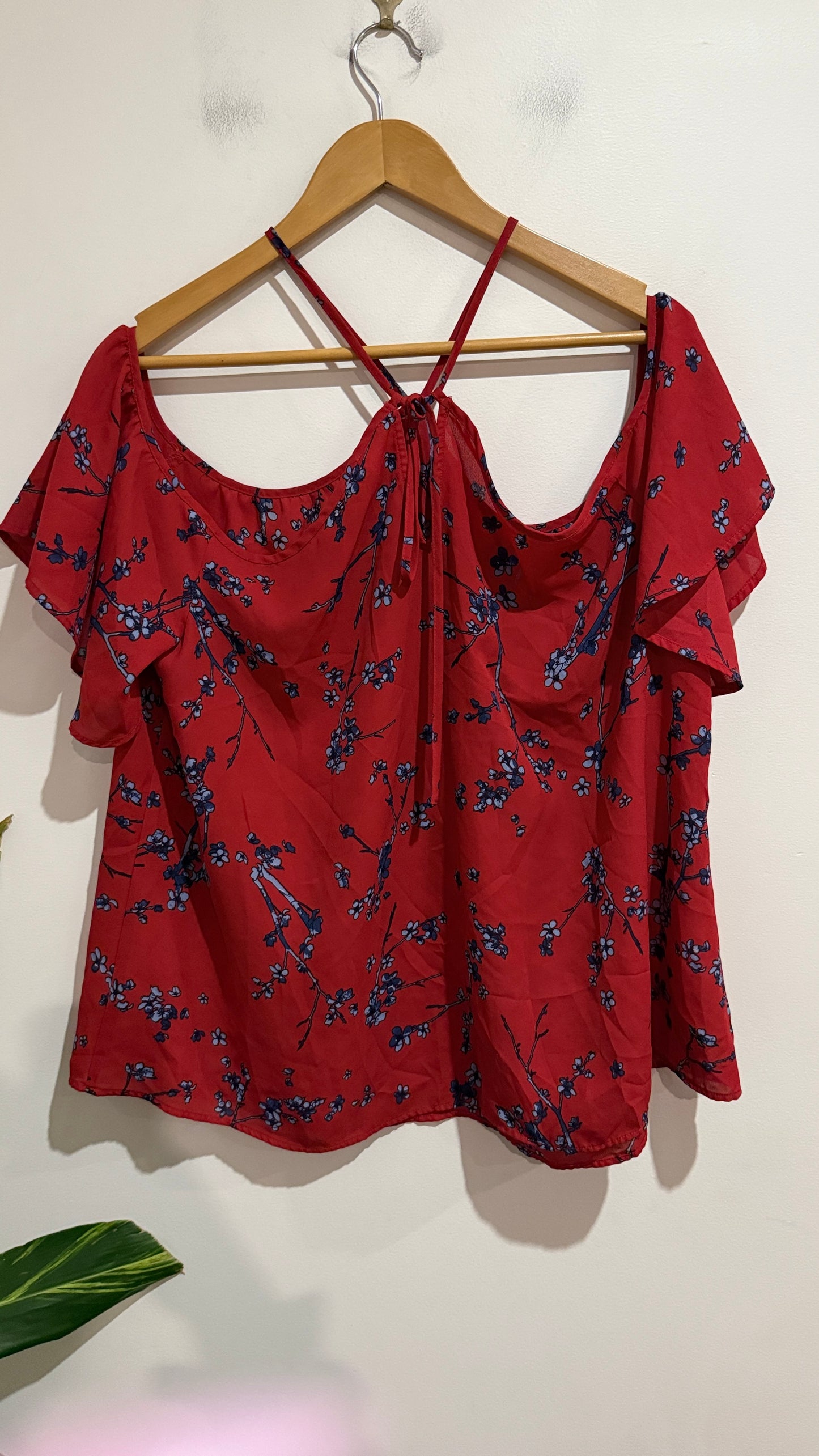 Clothing & Co Size 18 Cherry Blossom Print Top