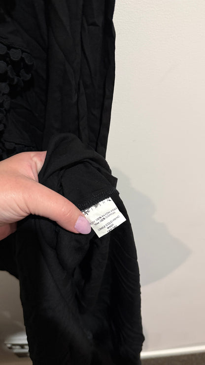 Natasha Size M Pom Pom Trim Dress