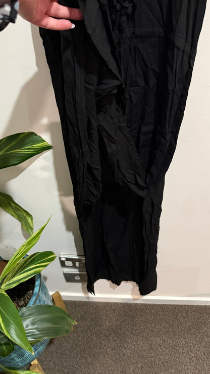 Natasha Size M Pom Pom Trim Dress