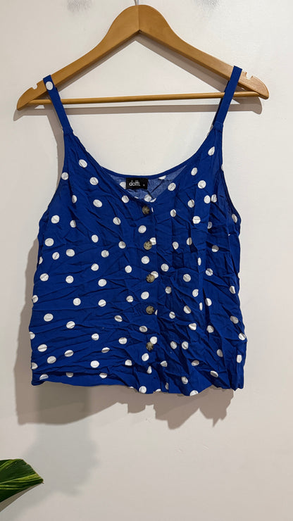 Dotti Size 14 Polka Dot Camisole Top