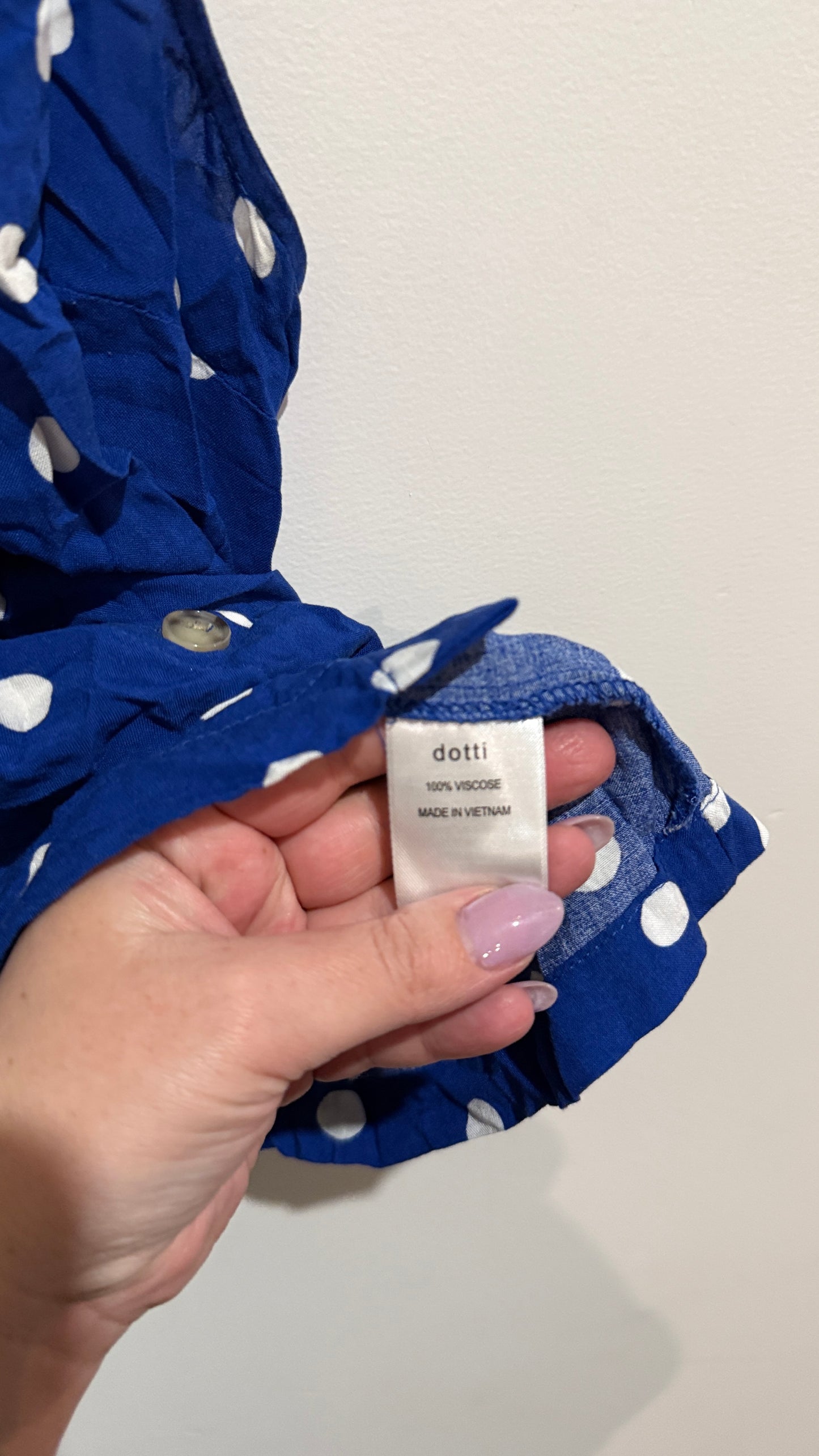 Dotti Size 14 Polka Dot Camisole Top