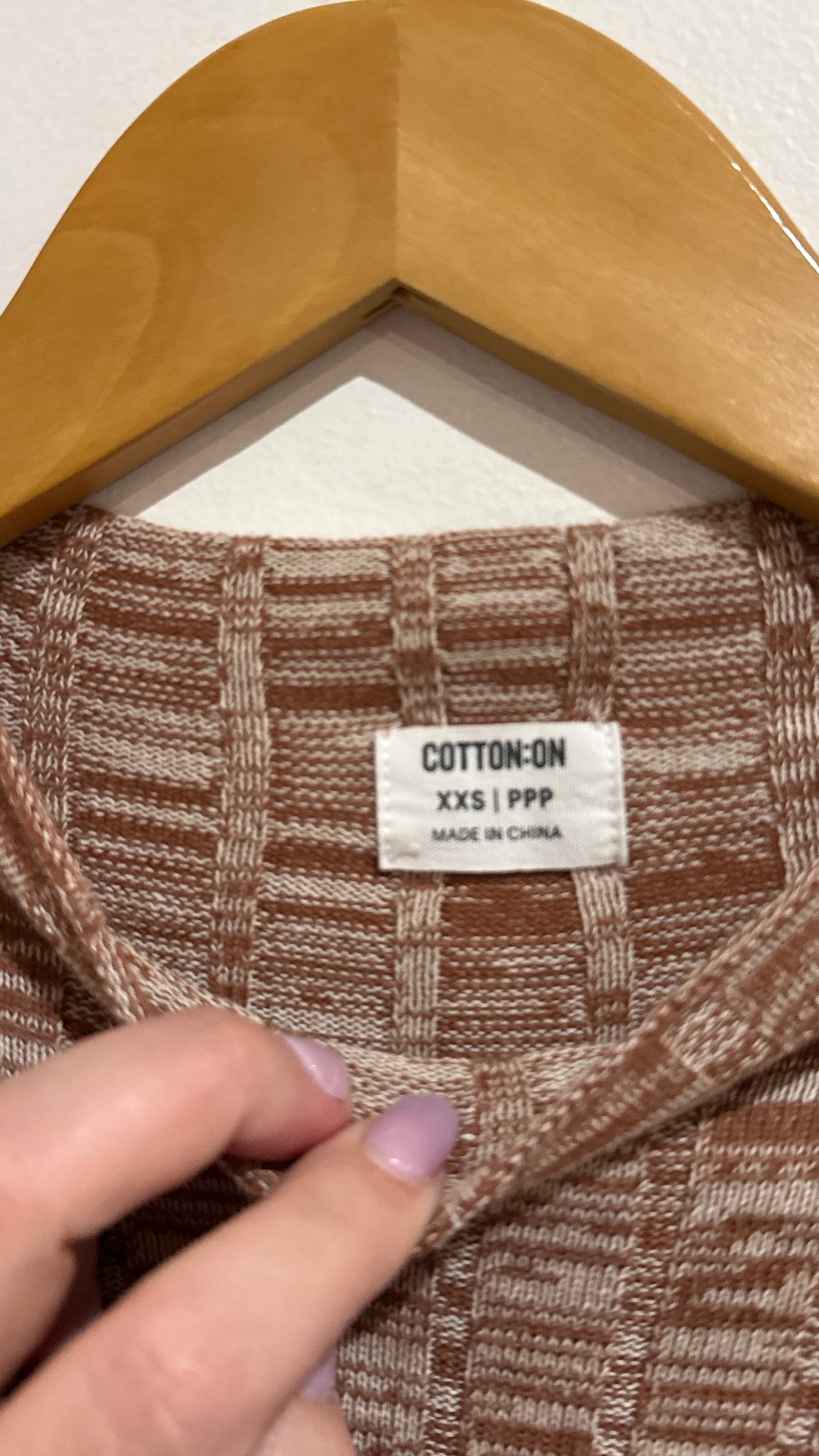 Cotton:On Size XXS Ribbed Knit Dress