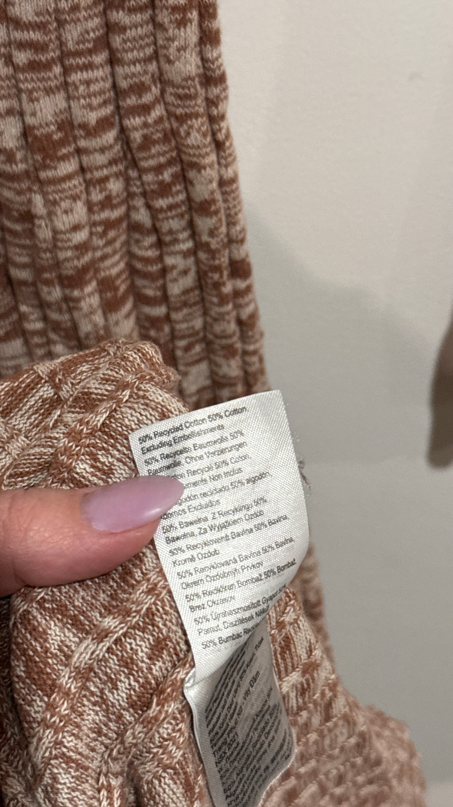 Cotton:On Size XXS Ribbed Knit Dress