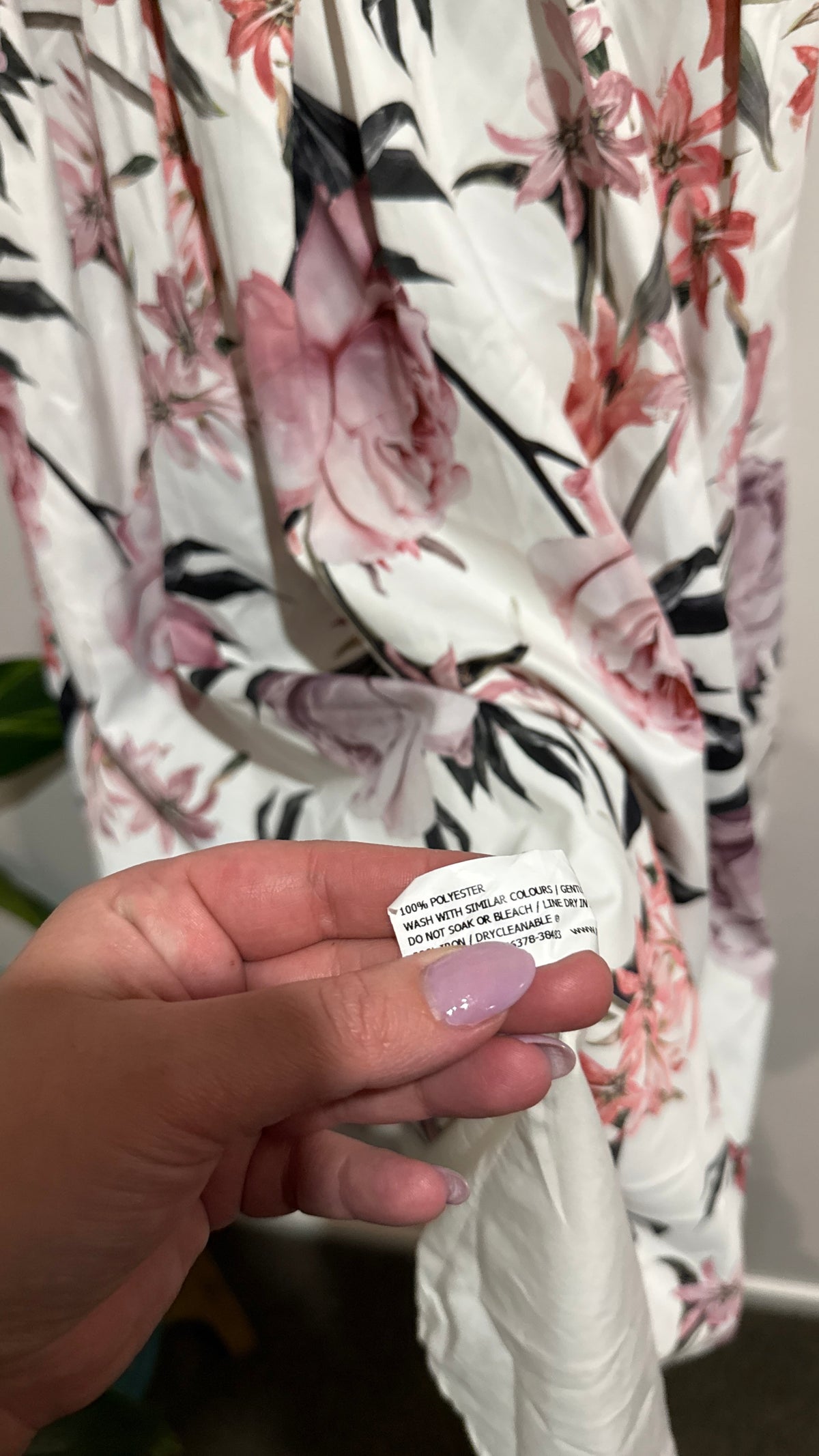 Pagani Size 8 Floral Print Fit And Flare Dress