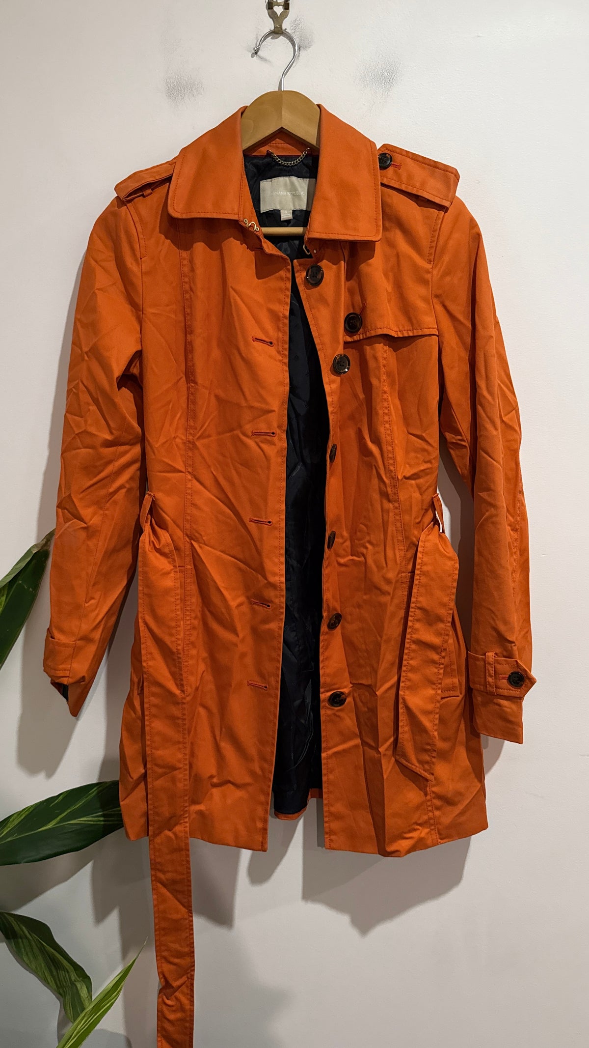 Banana Republic Size S Belted Trench Coat