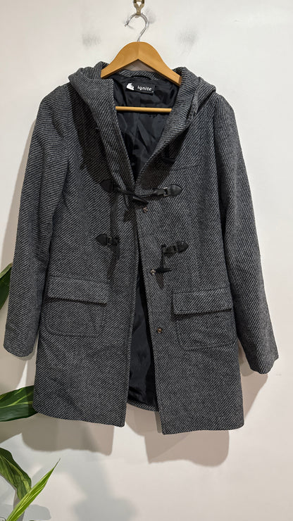 Ignite Size 10 Herringbone Toggle Duffle Coat