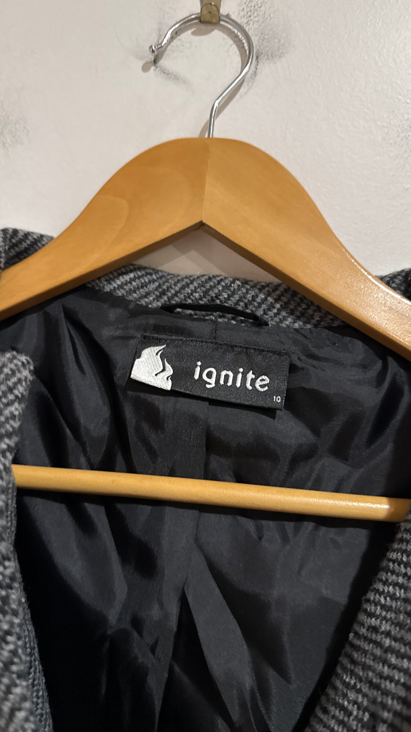 Ignite Size 10 Herringbone Toggle Duffle Coat