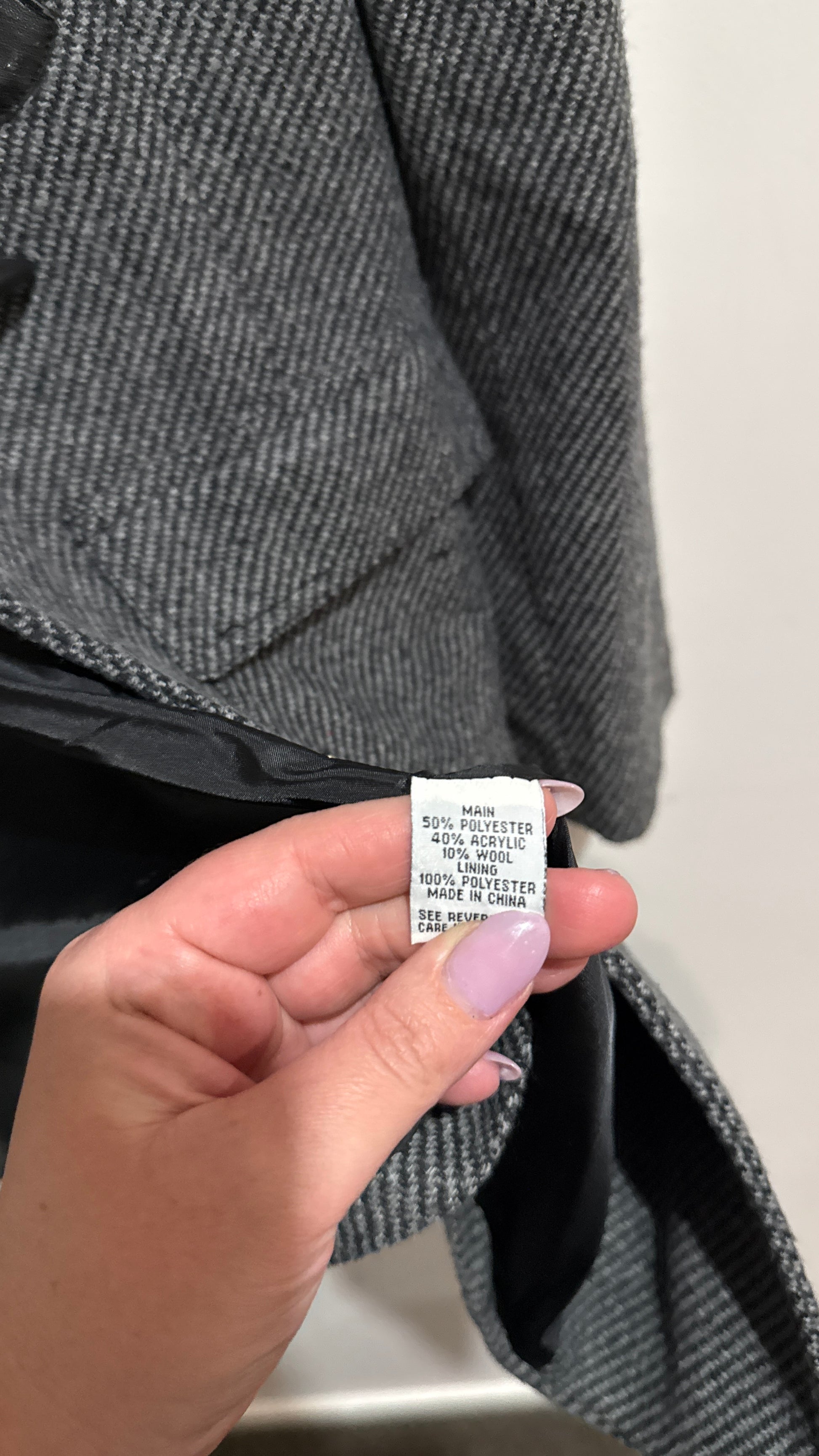 Ignite Size 10 Herringbone Toggle Duffle Coat