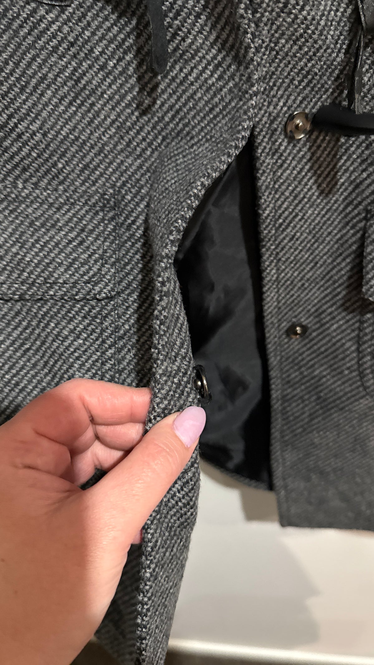 Ignite Size 10 Herringbone Toggle Duffle Coat