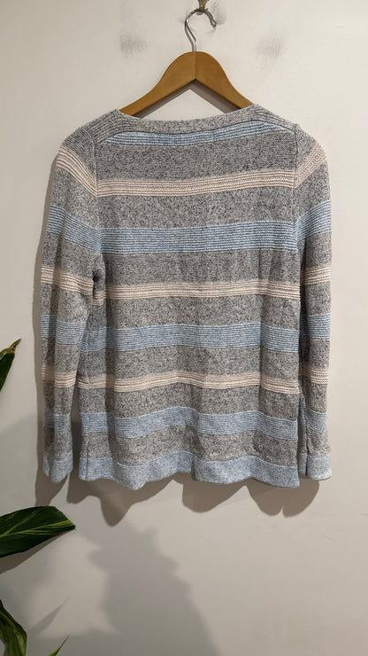 Ella J Size 14 Striped Knit Sweater
