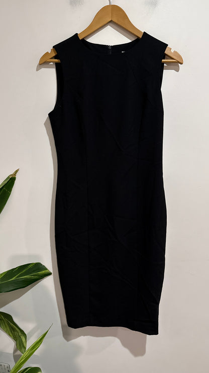 Zara Basic Size M Black Sheath Dress