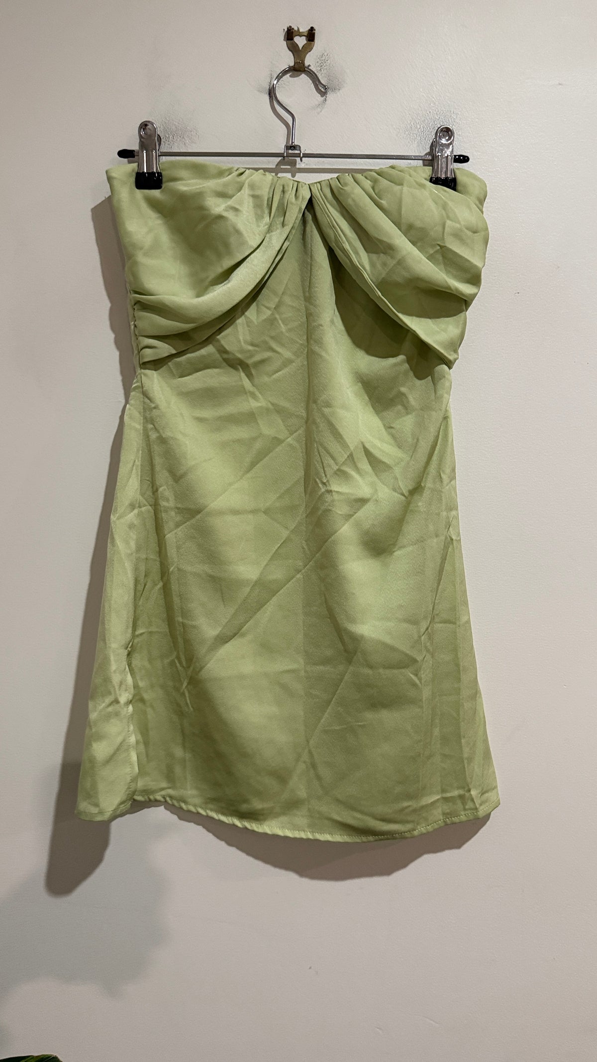 Princess Polly Size 4 Satin Strapless Mini Dress