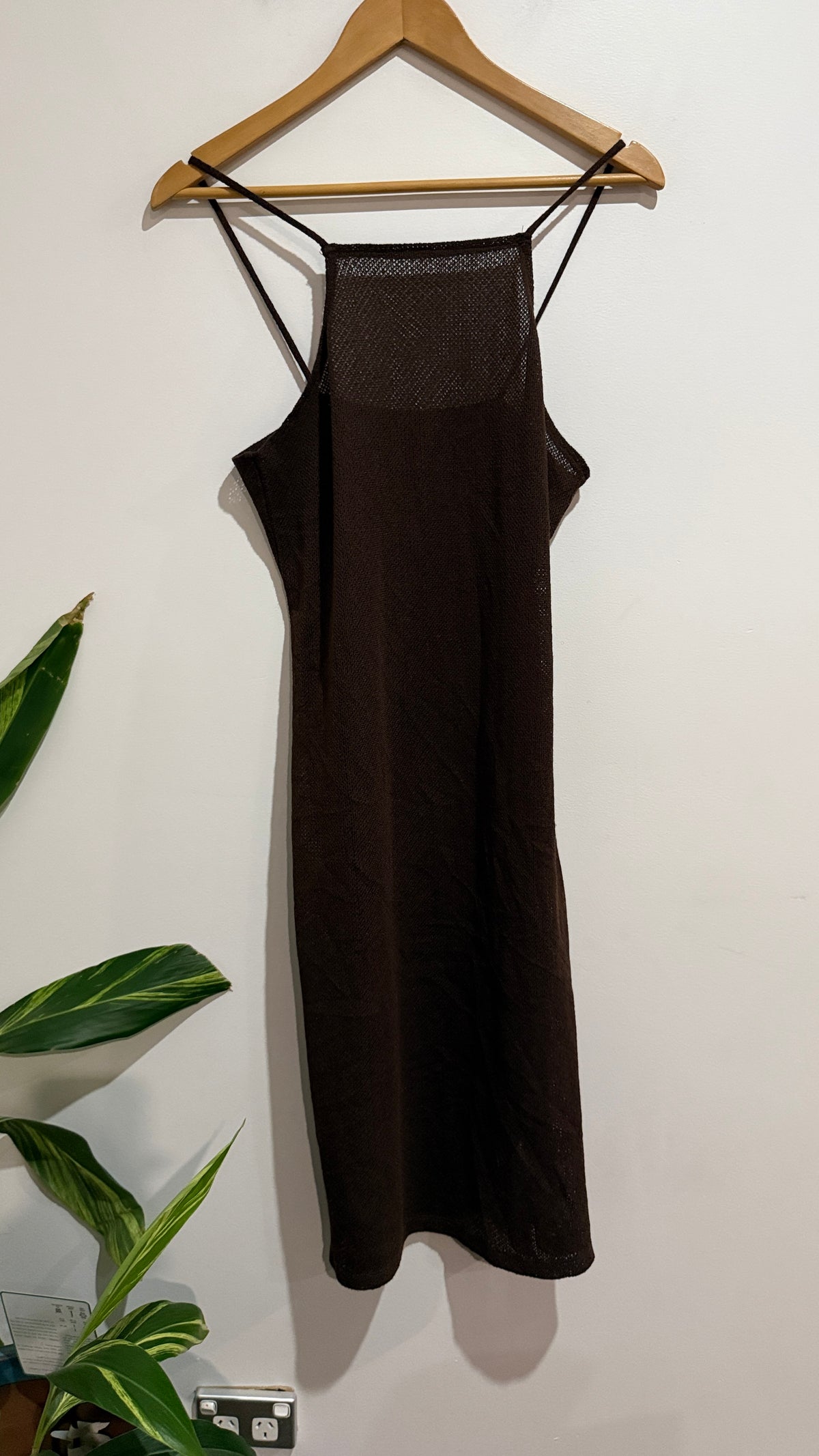 Zara Size U/Arm to U/Arm 43cm Knit Halter Dress