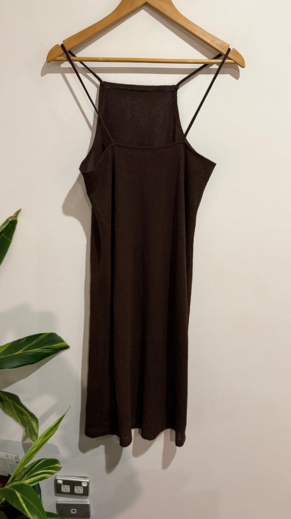 Zara Size U/Arm to U/Arm 43cm Knit Halter Dress