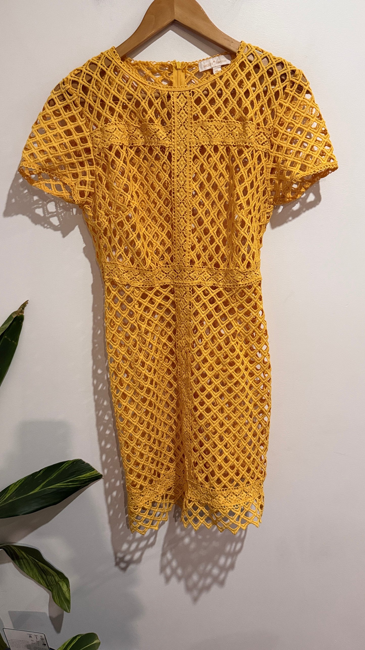 Amichi Collection Size S | U/Arm to U/Arm 41cm Crochet Lattice Dress