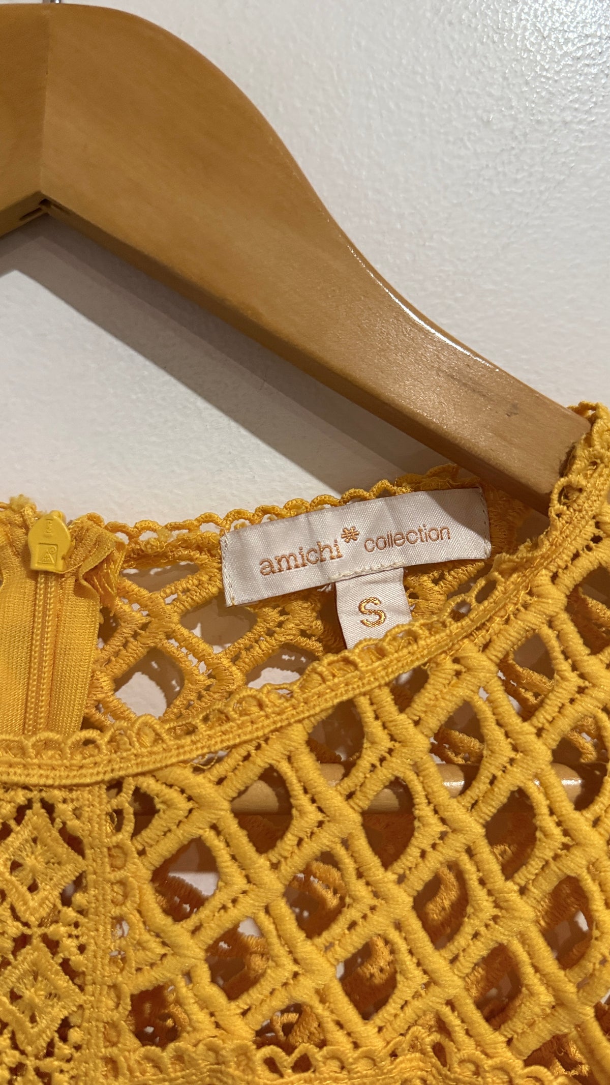 Amichi Collection Size S | U/Arm to U/Arm 41cm Crochet Lattice Dress