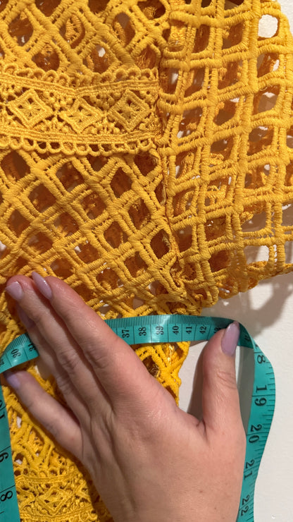 Amichi Collection Size S | U/Arm to U/Arm 41cm Crochet Lattice Dress