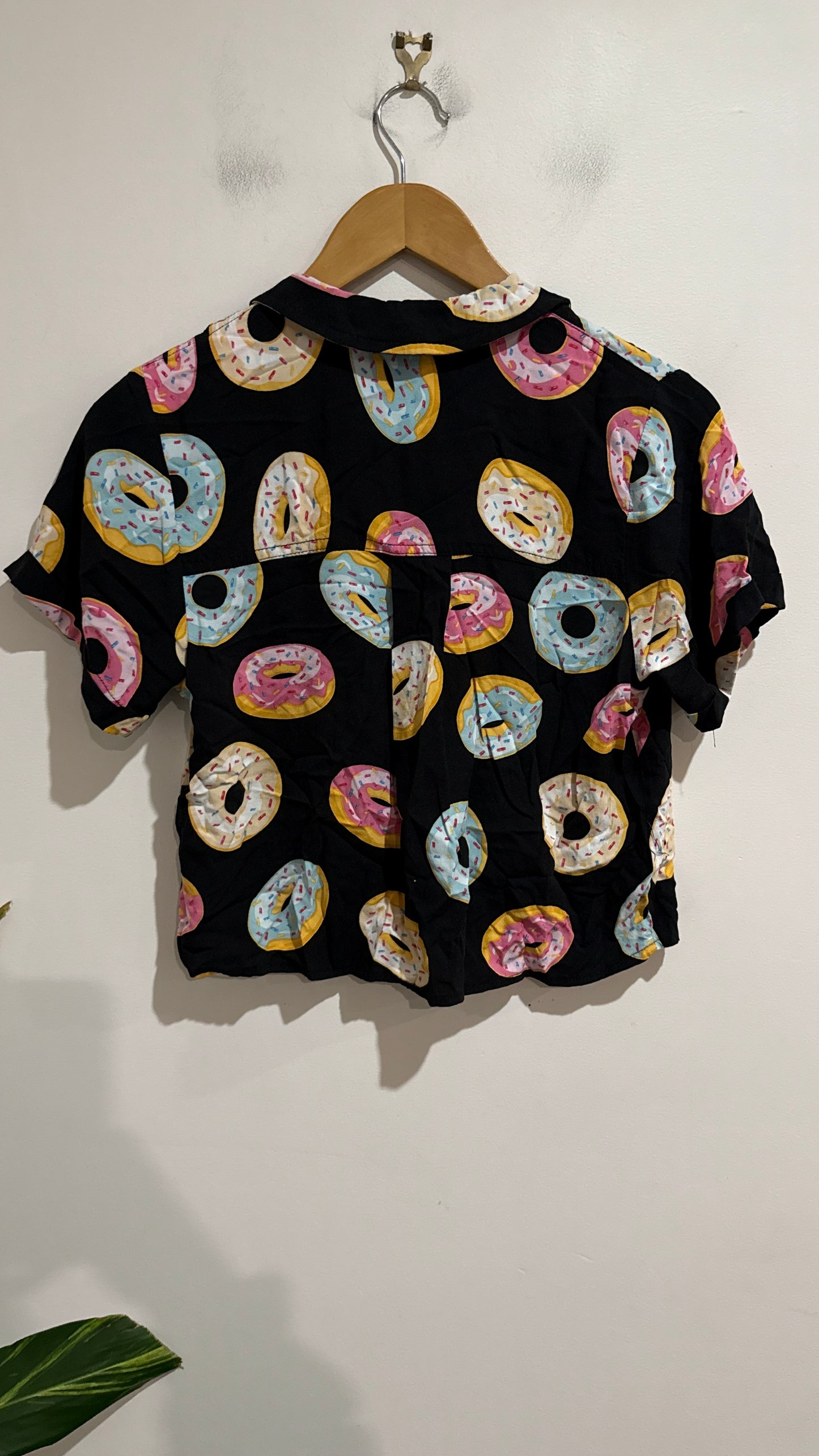 Jay Jays Size XS Donut Print Button Up Shirt