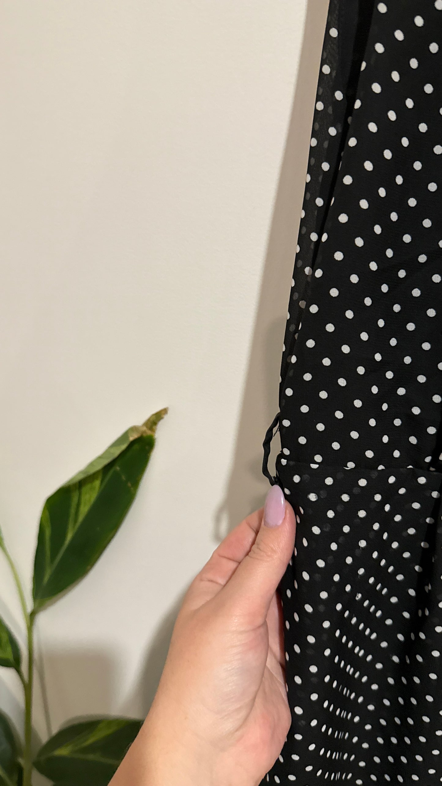 Whistle Size 10 Polka Dot Chiffon Dress