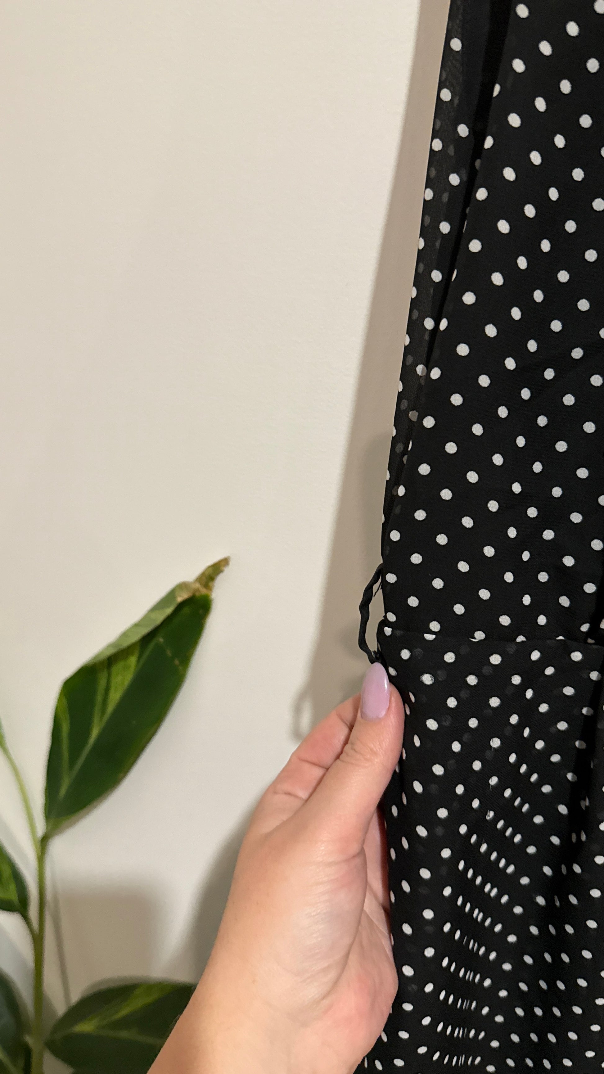 Whistle Size 10 Polka Dot Chiffon Dress
