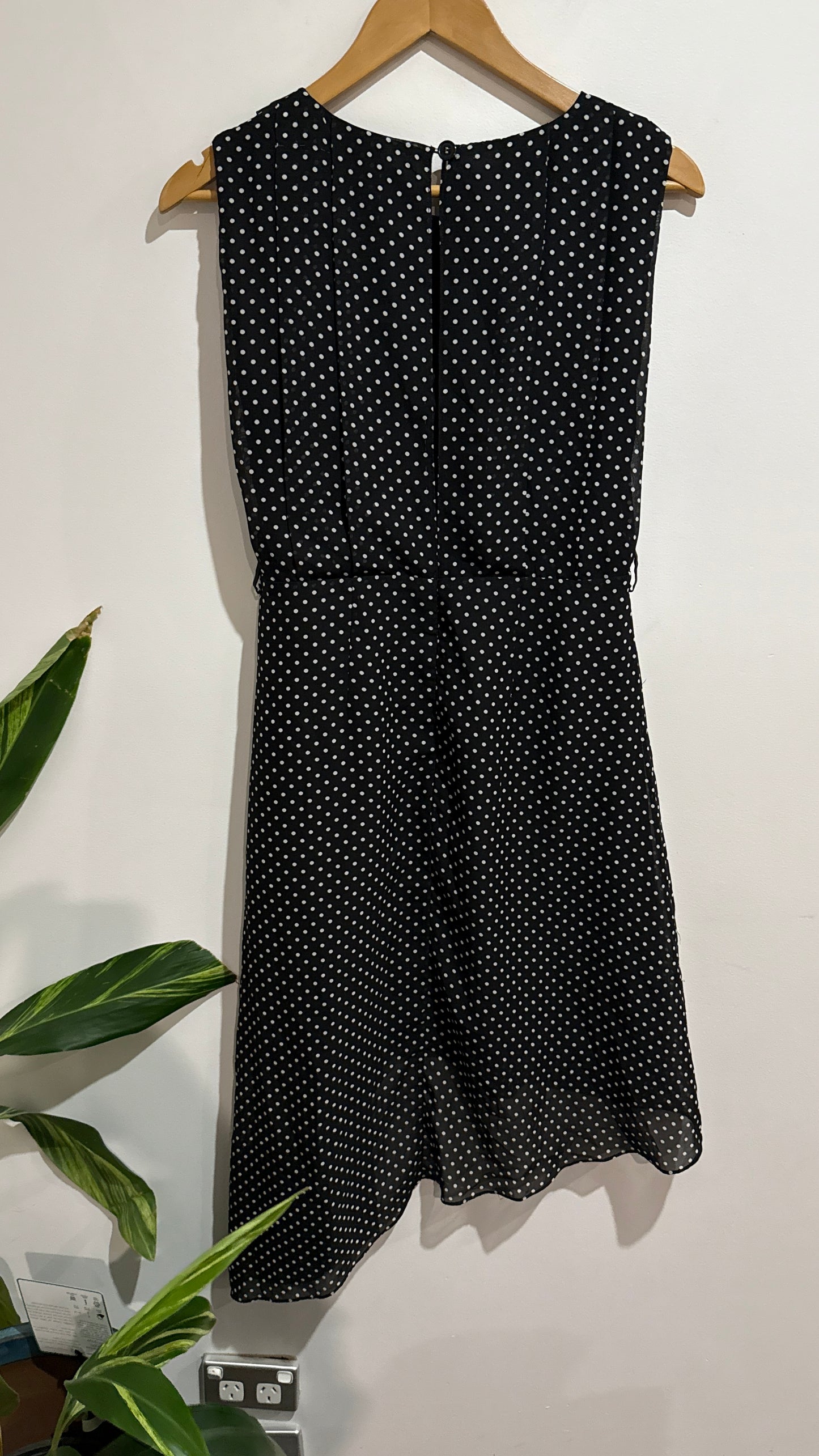 Whistle Size 10 Polka Dot Chiffon Dress