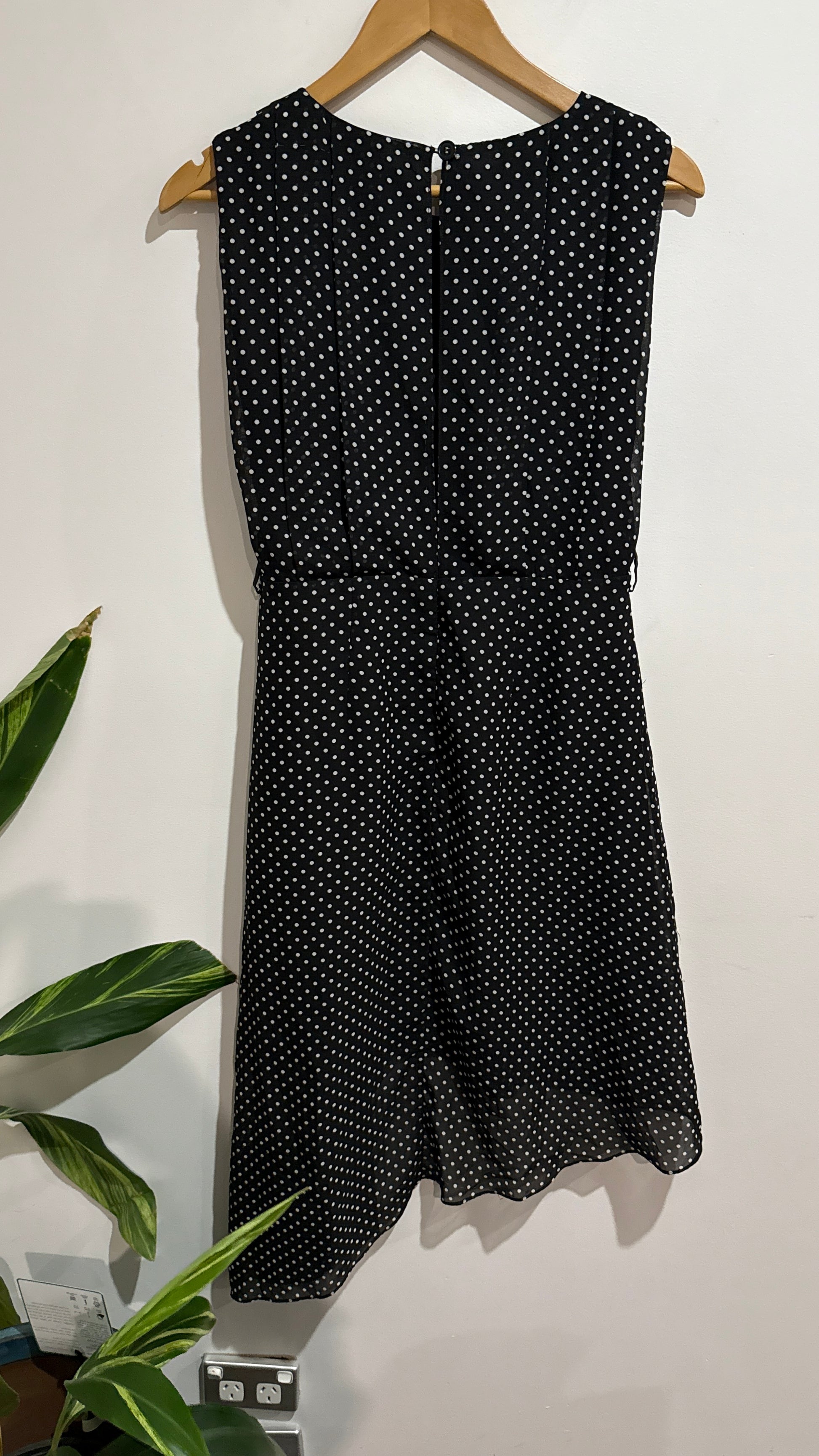 Whistle Size 10 Polka Dot Chiffon Dress
