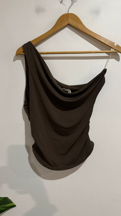 Glassons Draped Asymmetrical Top Size S