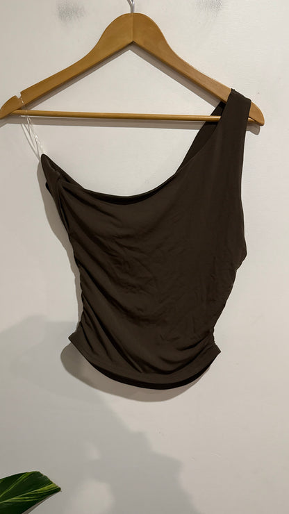 Glassons Draped Asymmetrical Top Size S