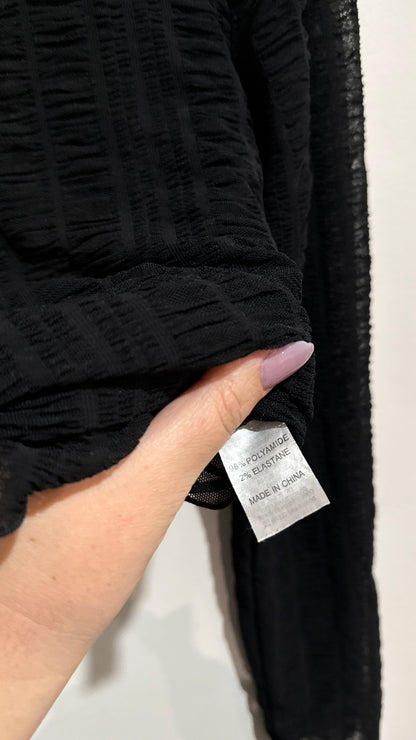 Brand; Glassons Sheer Textured Crop Top Size L