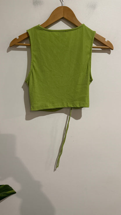 Princess Polly Cut-out Crop Top Size 10