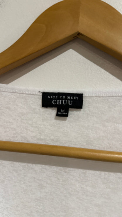 Nice To Meet Chuu Long-sleeve V-neck Top Size M