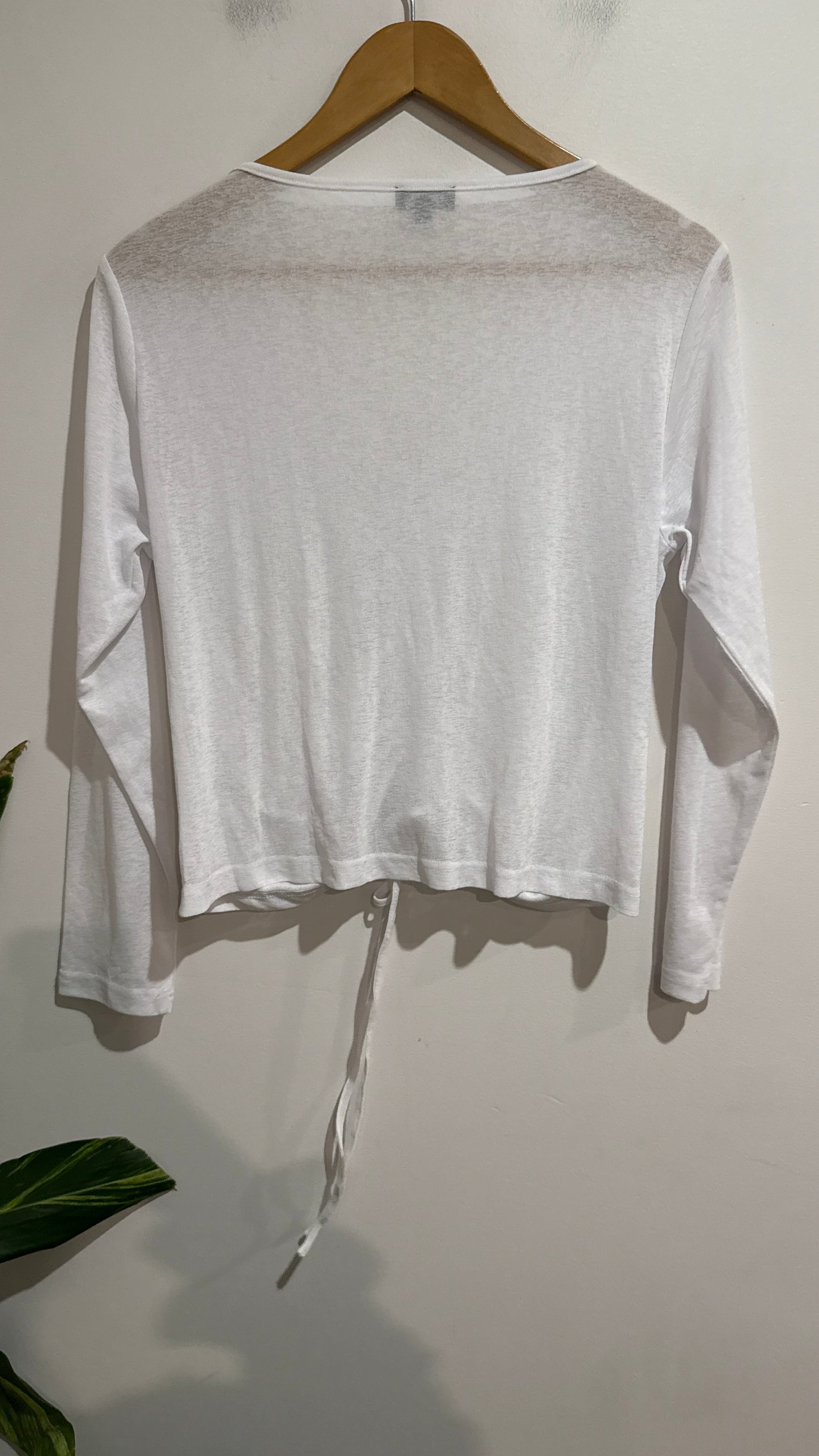 Nice To Meet Chuu Long-sleeve V-neck Top Size M