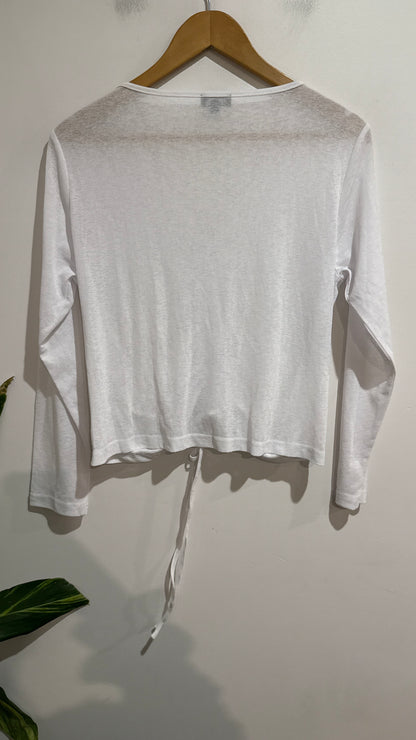 Nice To Meet Chuu Long-sleeve V-neck Top Size M
