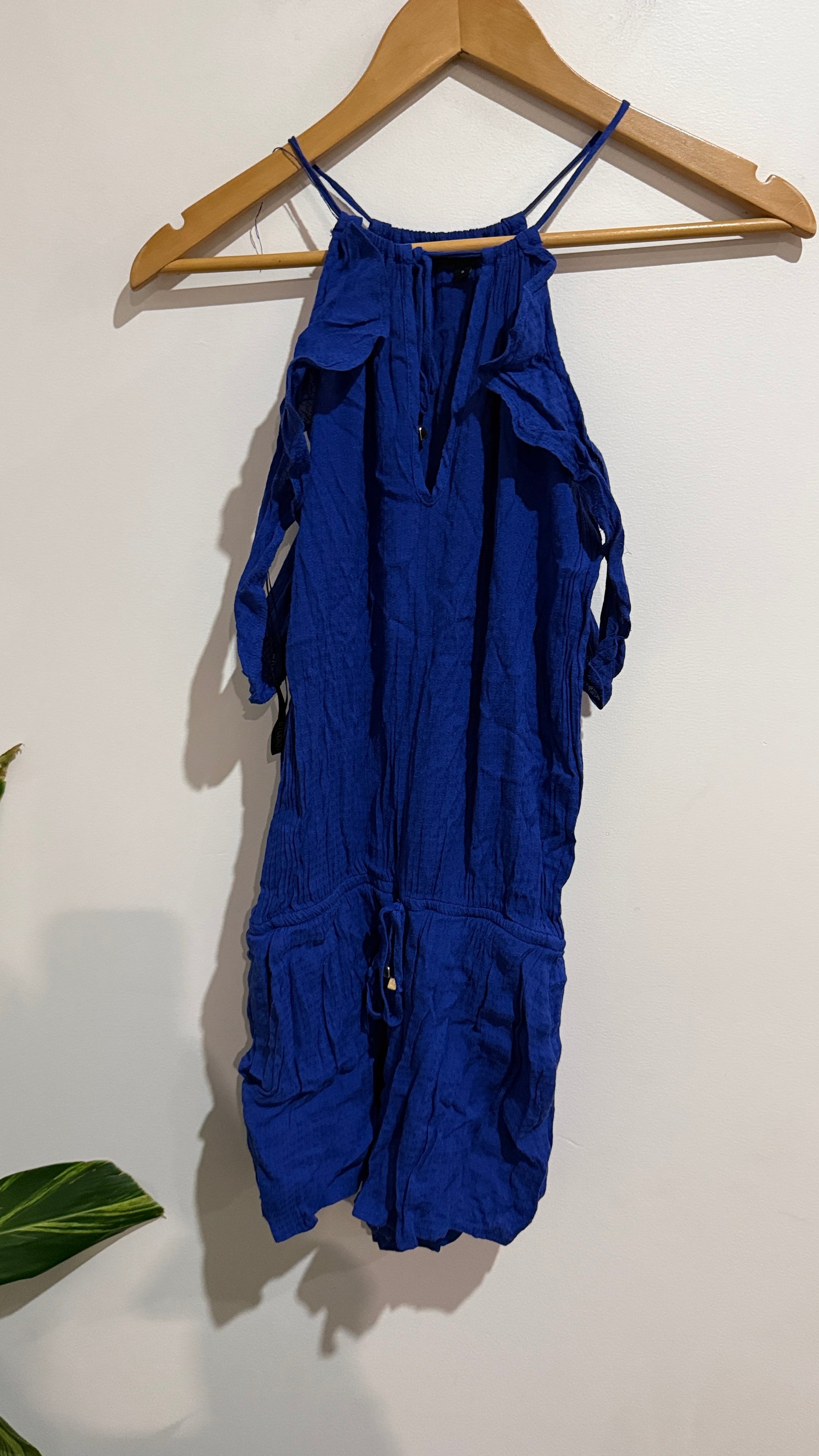 Studio F Sleeveless Halter Romper Size 8
