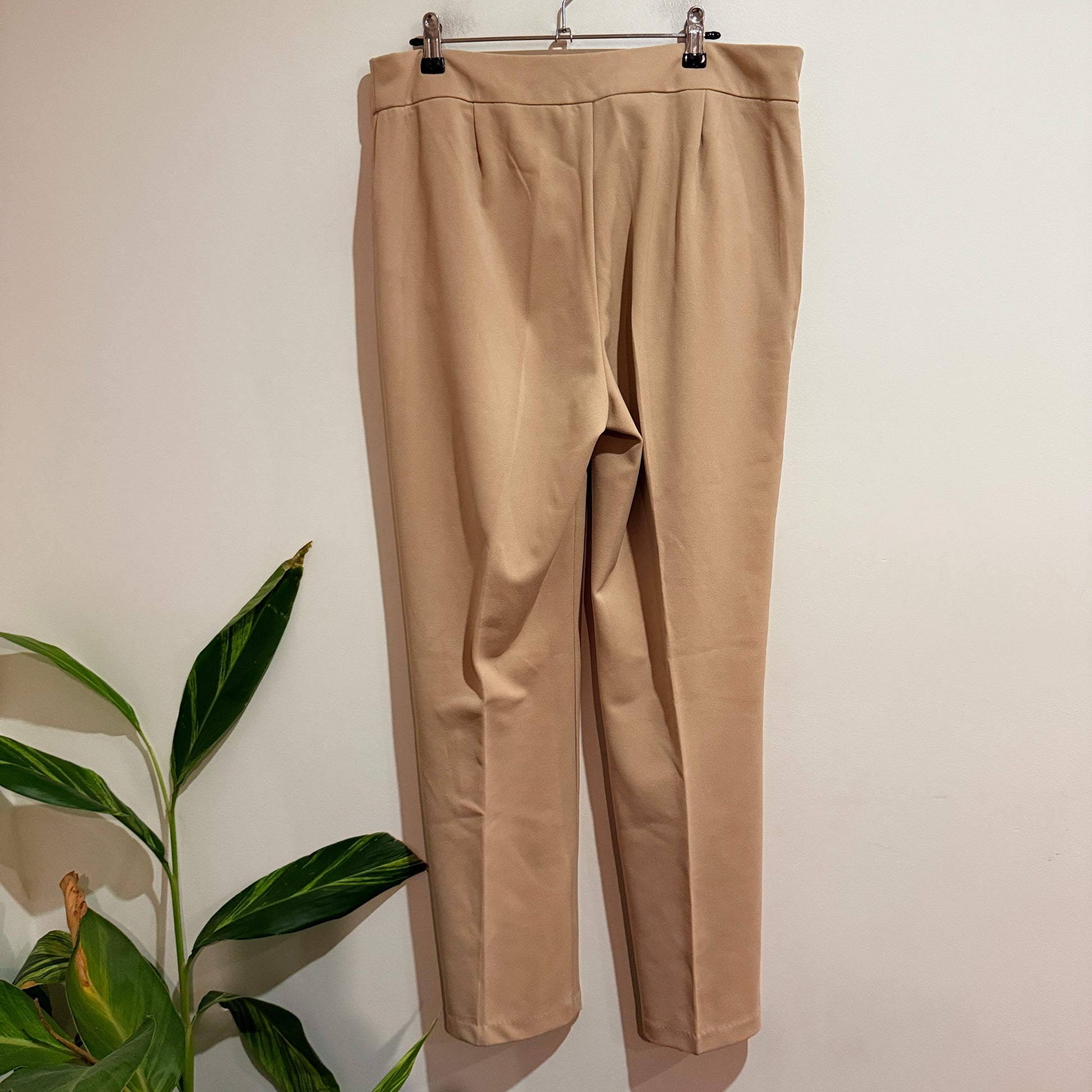 Liz Jordan Double-breasted Blazer & High-waist Wide-leg Trousers Set Size 14