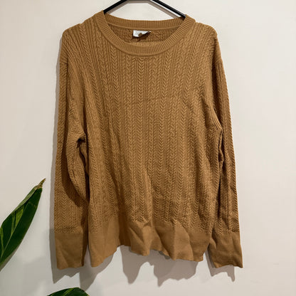 Grace Hill Long-sleeve Knit Sweater & Knit Midi Tube Skirt Set Size XL
