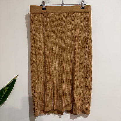 Grace Hill Long-sleeve Knit Sweater & Knit Midi Tube Skirt Set Size XL