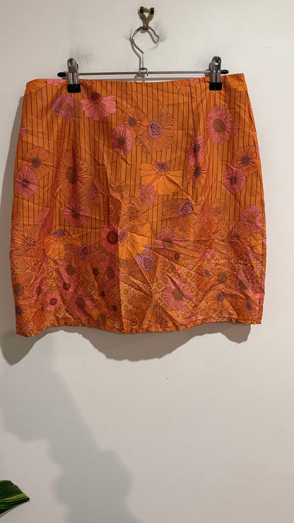 SHEIN Size L | Waist 80cm Retro Floral Print Mini Skirt