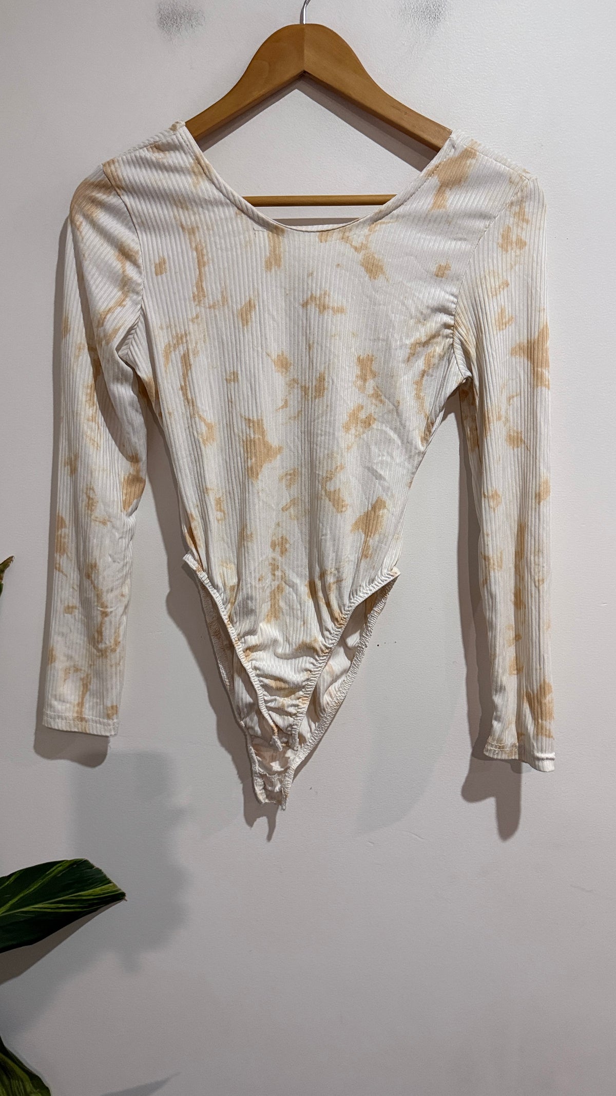 Legit Size S Tie Dye Ribbed Bodysuit