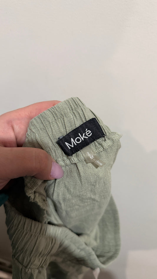 Moké Cropped Drawstring Pants