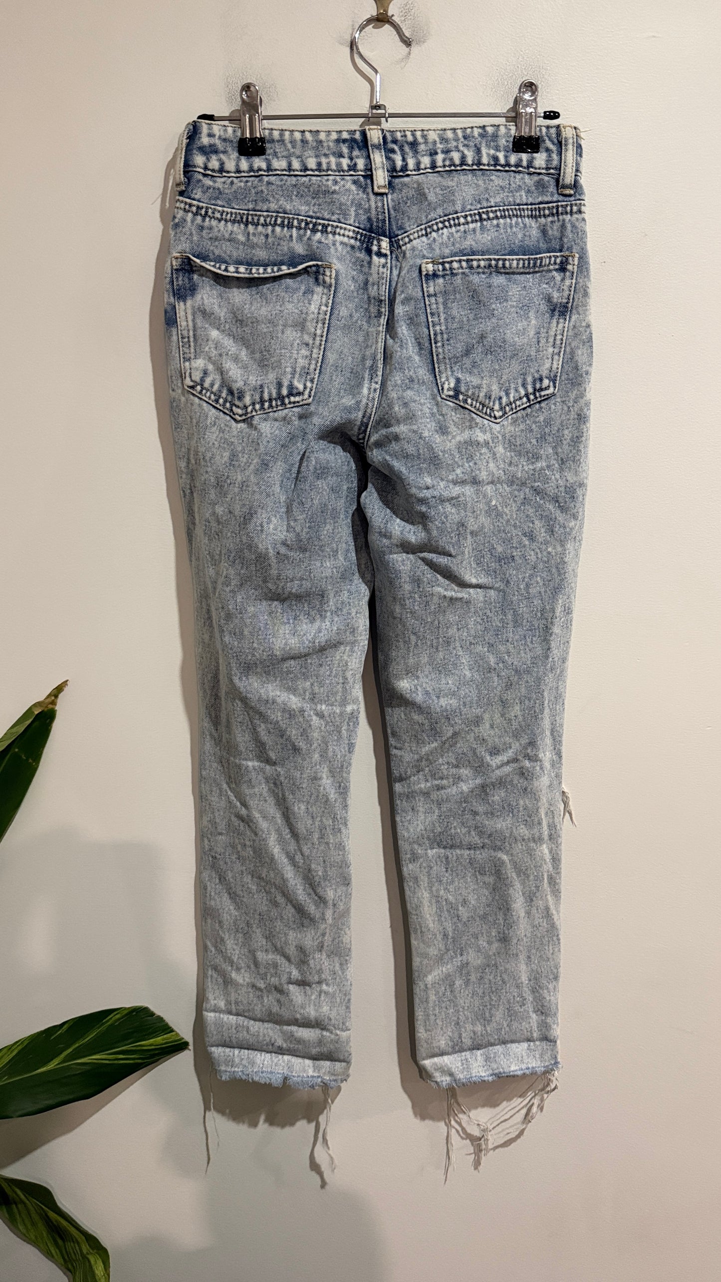 MRP Size 28 Boyfriend Low Rise Ripped Jeans